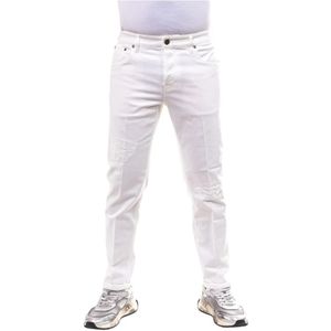 PT Torino, Heren, Broeken, Wit, Maat: W36 Denim,