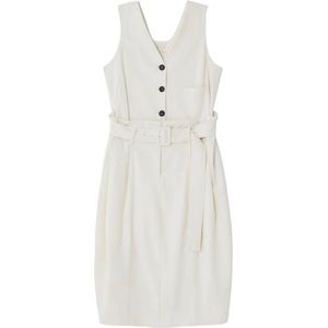 LOW Classic, Dames, Jurken, Beige, Maat: M Katoen,