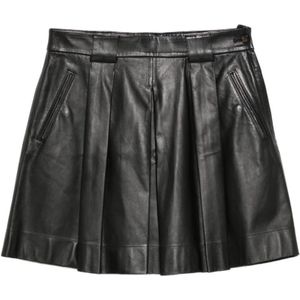 Emporio Armani, Dames, Rokken, Zwart, Maat: XS Zijde,