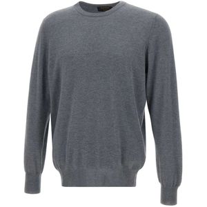 Gran Sasso, Heren, Truien, Grijs, Maat: L Zijde,