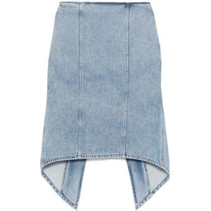 JW Anderson, Dames, Rokken, Blauw, Maat: 3XS Zijde,