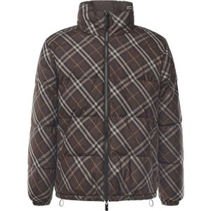 Burberry, Heren, Jassen, Bruin, Maat: XL Poliester,