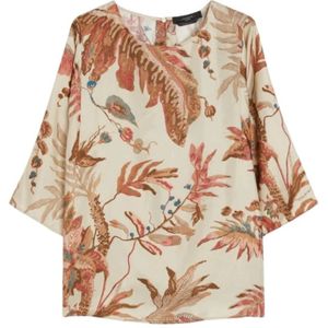 Max Mara, Dames, Blouses & Shirts, Veelkleurig, Maat: S