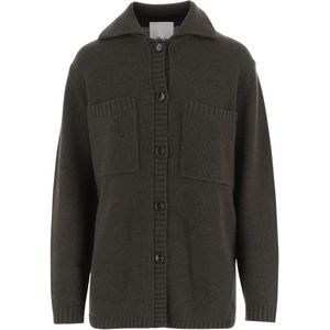 Allude, Dames, Truien, Grijs, Maat: XS Wol,