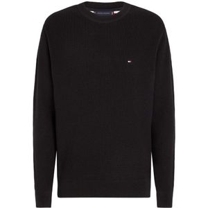 Tommy Hilfiger, Heren, Truien, Zwart, Maat: S Katoen,