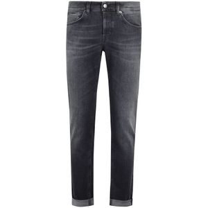 Dondup, Heren, Jeans, Grijs, Maat: W38 Katoen,