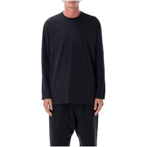 Y-3, Heren, Sweatshirts & Hoodies, Zwart, Maat: XL Katoen,