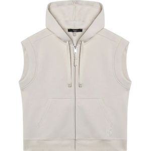 Weekend Max Mara, Dames, Sweatshirts & Hoodies, Beige, Maat: S Katoen,