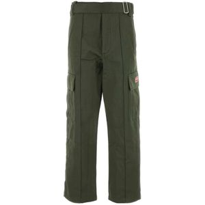 Kenzo, Dames, Broeken, Groen, Maat: S Katoen,