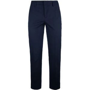 PT Torino, Dames, Broeken, Blauw, Maat: M Katoen,