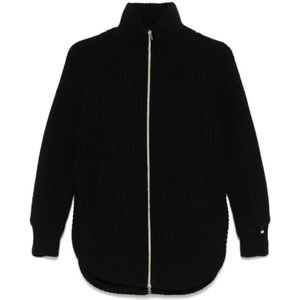 Herno, Dames, Jassen, Zwart, Maat: L Wol,