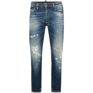 Philipp Plein, Heren, Jeans, Blauw, Maat: W31