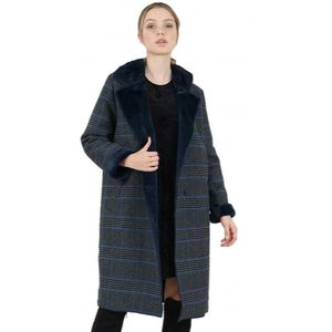 Molly Bracken, Dames, Mantels, Blauw, Maat: XS Viscose,