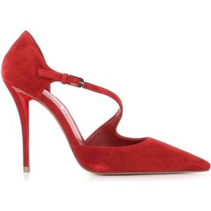 Christian Louboutin, Dames, Schoenen, Rood, Maat: 37 1/2 EU Leer,