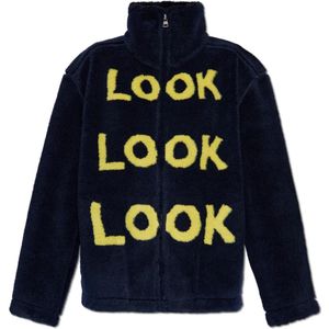 JW Anderson, Dames, Sweatshirts & Hoodies, Blauw, Maat: S Fleece,