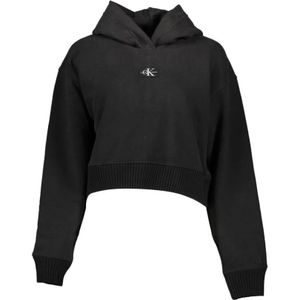 Calvin Klein, Dames, Sweatshirts & Hoodies, Zwart, Maat: XL Katoen,