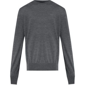 Dsquared2, Heren, Truien, Grijs, Maat: M Wol,