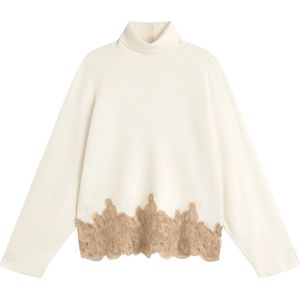 Fabiana Filippi, Dames, Truien, Beige, Maat: XS Zijde,