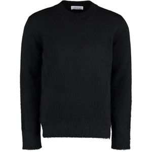 Off White, Heren, Truien, Zwart, Maat: L Mohair,