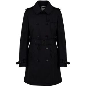 Aspesi, Dames, Mantels, Blauw, Maat: S Wol,