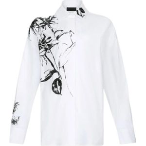 Liu Jo, Dames, Blouses & Shirts, Wit, Maat: S Katoen,