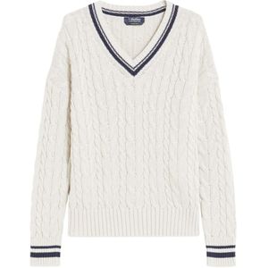 Max Mara, Dames, Truien, Wit, Maat: XS Katoen,