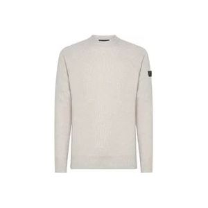 Peuterey Natuurlijke Sweaters voor Mannen , Beige , Heren , Maat: XL