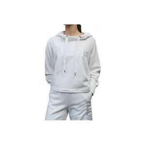 Parajumpers Maryelis Hoodie - Sportkleding met Geribbelde Zoom en Manchetten , White , Dames , Maat: M