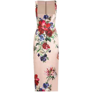 Dolce & Gabbana, Dames, Jurken, Veelkleurig, Maat: S Zijde,