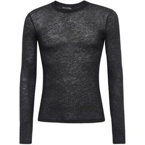 Tom Ford, Dames, Tops, Zwart, Maat: 4XS Kasjmier,