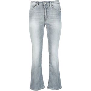 Dondup, Dames, Jeans, Grijs, Maat: W32 Katoen,