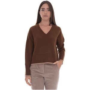 Pennyblack, Dames, Truien, Bruin, Maat: XL Wol,