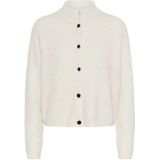 Gestuz - Gzalpha Shimmer Cardigan - Vest - Wit - Wol