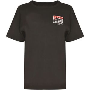 Maison Margiela, Dames, Tops, Zwart, Maat: M
