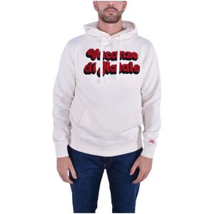 MC2 Saint Barth, Heren, Sweatshirts & Hoodies, Wit, Maat: S Katoen,