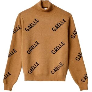 Gaëlle Paris, Dames, Truien, Bruin, Maat: XS Viscose,