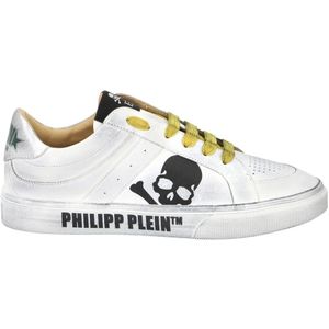 Philipp Plein, unisex, Schoenen, Wit, Maat: 39 EU Leer,