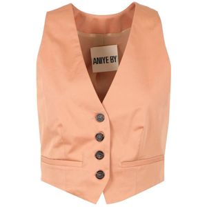 Aniye By, Dames, Jassen, Beige, Maat: M Katoen,