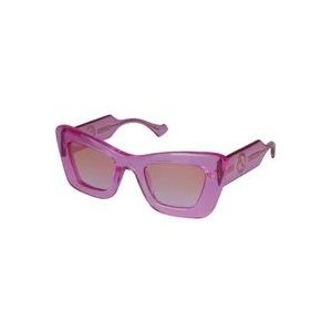Gucci Stijlvolle zonnebril Gg1552S , Purple , Dames , Maat: 49 MM