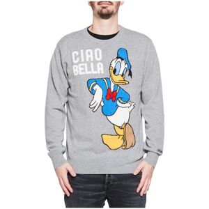 MC2 Saint Barth, Heren, Sweatshirts & Hoodies, Grijs, Maat: M