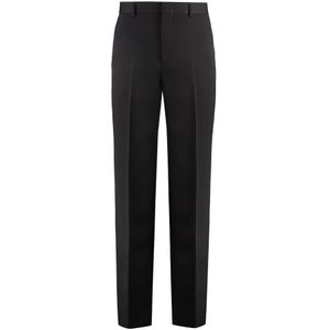 Gucci, Heren, Broeken, Bruin, Maat: M Wol,