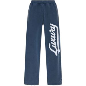 Balenciaga, Heren, Broeken, Blauw, Maat: XL Katoen,