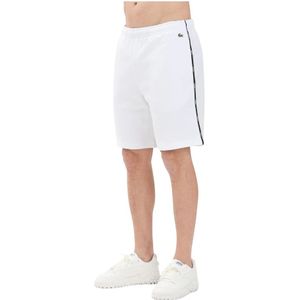 Lacoste, Heren, Korte broeken, Wit, Maat: XL Katoen,