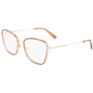 Longchamp - Lo 2150 - Zonnebril - Bruin - Vierkant Metalen Montuur