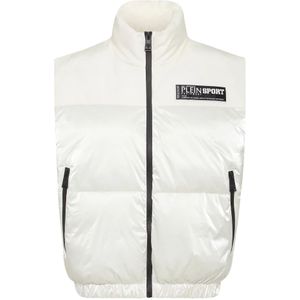 Plein Sport - Jogging Vest - Wit - Nylon