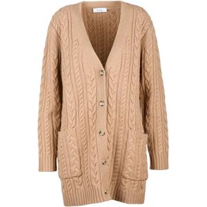 Max Mara, Dames, Truien, Bruin, Maat: S Wol,