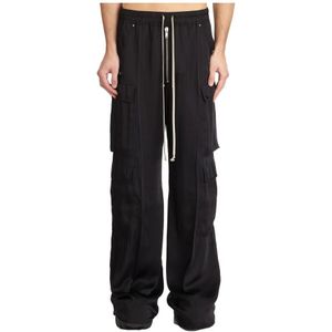 Rick Owens, Heren, Broeken, Zwart, Maat: S