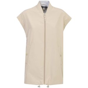 Weekend Max Mara, Dames, Jassen, Beige, Maat: XL Katoen,