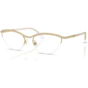 Swarovski - Vista - Optisch Montuur - Goud - Semi-randloos - Ovaal