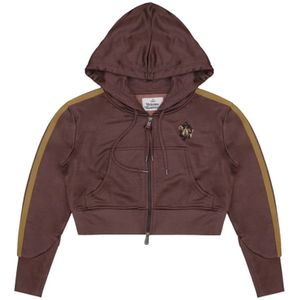 Vivienne Westwood, Dames, Sweatshirts & Hoodies, Bruin, Maat: M Katoen,